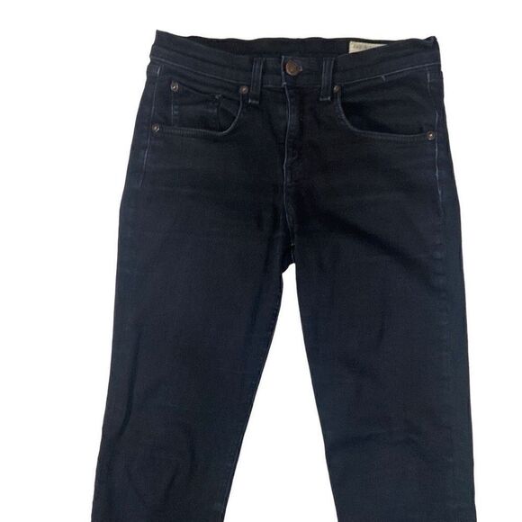 rag & bone High Rise Skinny Dark Coal Wash Denim Stretch Jeans Women Size 25 - Picture 6 of 13